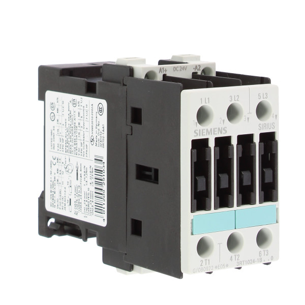 Siemens 3rt10241bb40 contactor s0 5.5kw 24vdc